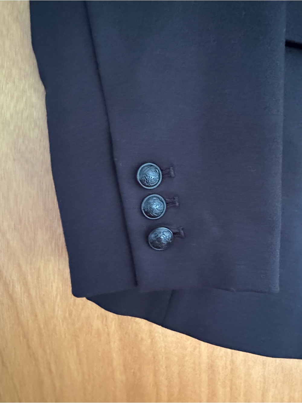 Lane Bryant Black Double-Breasted Ponte Blazer with Notch Lapel - Picture 6 of 16
